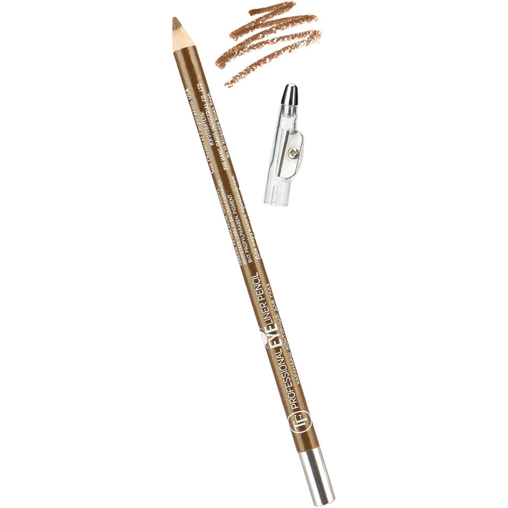 Карандаш для глаз с точилкой W-207-141C тон №141 "Professional Lipliner Pencil" для глаз, dark gold/темное золото