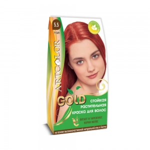 Раститительная краска для волос АртКолор Gold Рубин, 25гр