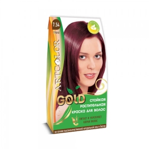 Раститительная краска для волос АртКолор Gold Гранат, 25гр