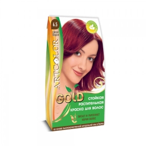Раститительная краска для волос АртКолор Gold Дикая вишня, 25гр
