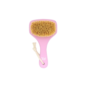 Банная щетка для сухого массажа   Lei 675005, тампико с покрытием, розовая