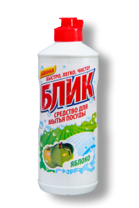 Жидкое средство для посуды БЛИК  Яблоко 500мл 
