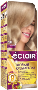 Краска для волос ECLAIR OMEGA-9 9.0 Солнечный пляж (краска 50, окислитель 50,маска 30, перчатки) 
