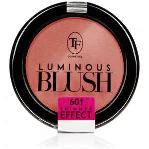 Румяна пудровые для лица TBL-06-601C "Luminous Blush" с шиммер эффектом тон 601 "розовый лепесток"