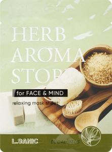 Маска для лица с экстрактом эвкалипта и эффектом ароматерапии L.Sanic Herb Aroma Story ,25мл 
