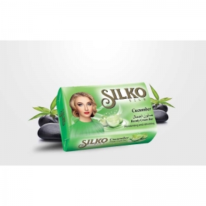 Туалетное мыло Silko Silk 140г Огуречное